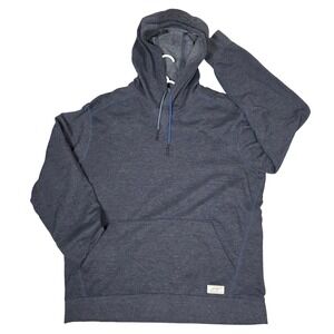 Eddie Bauer Mens Blue Everyday Pullover Hoodie Cotton Blend Casual Size Large‎